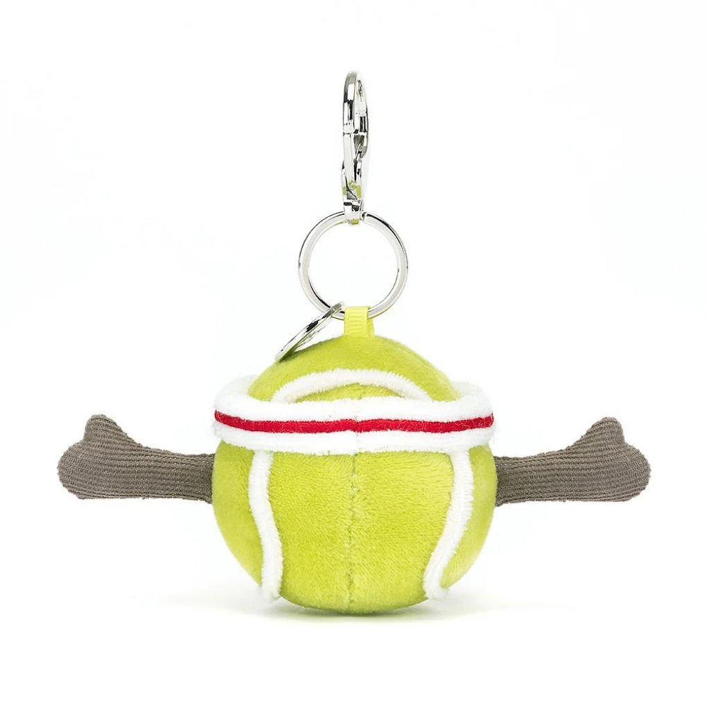 Back of Amuseables Sports Tennis Bag Charm.