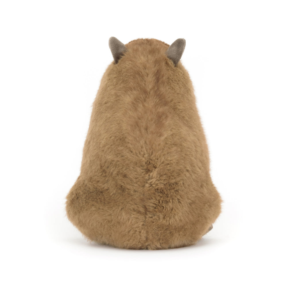 Back of Jellycat Clyde Capybara.