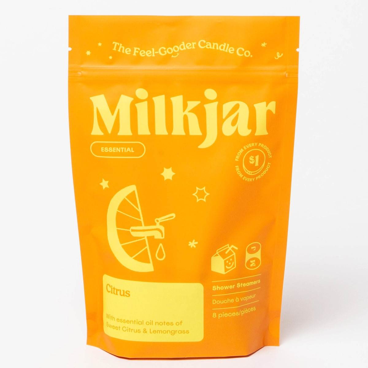 Citrus Essential Oil Shower Steamers | Milk Jar Candle Co. – Outer Layer