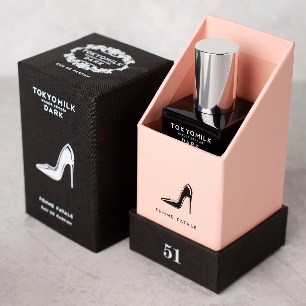 Femme Fatale Perfume open box.