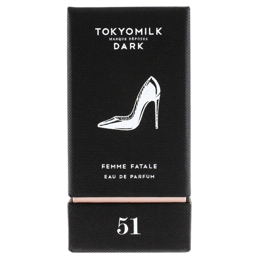 Femme Fatale Perfume packaging.