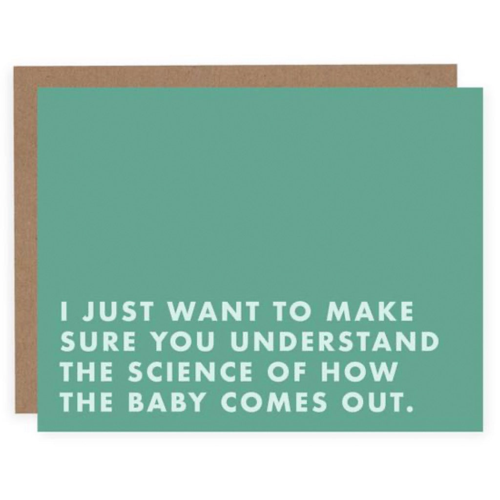 The Science Of How The Baby Comes Out Card | Pretty By Her – Outer Layer