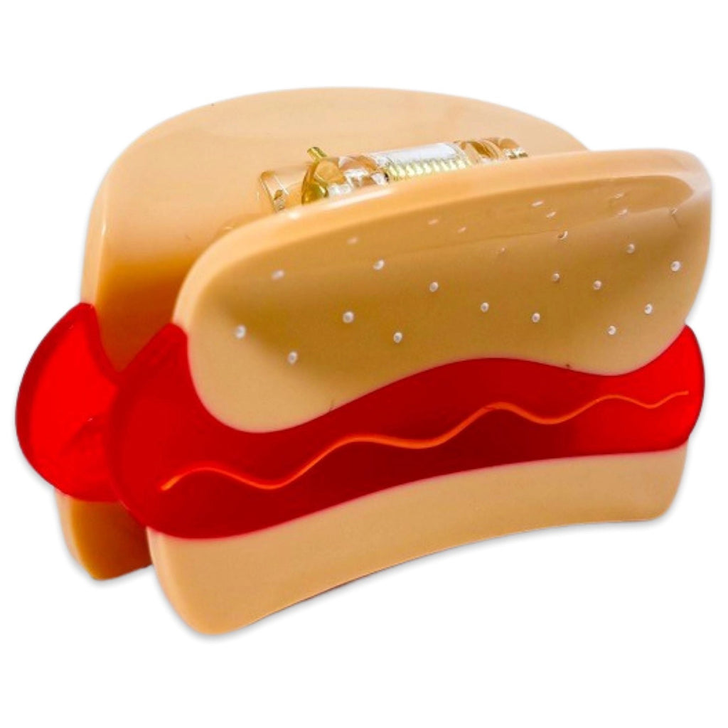 Top of Mini Hot Dog Hair Claw.