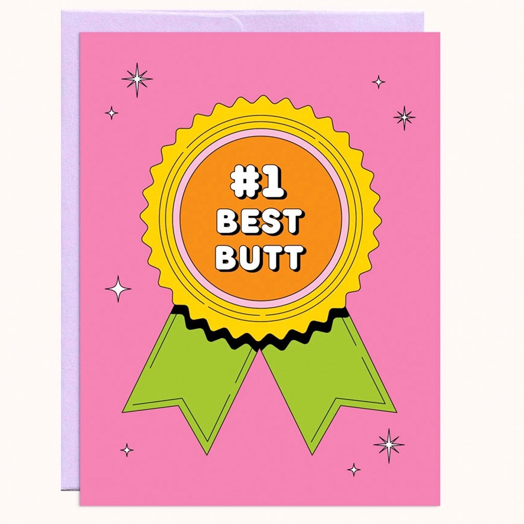 #1 Best Butt Love Card.