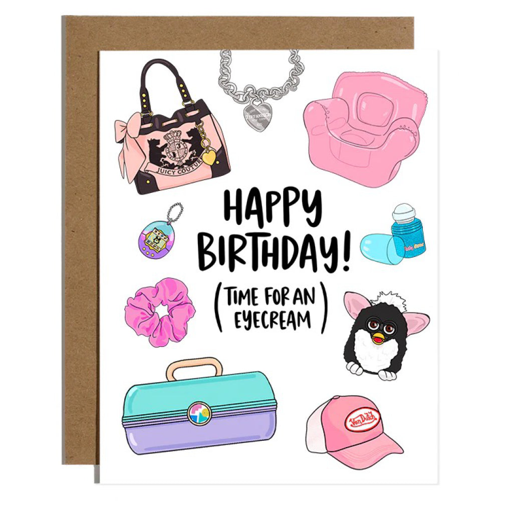 90s Girl Birthday Card Brittany Paige Outer Layer