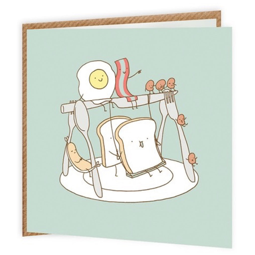 Breakfast Playground Card By Brain Box Candy – Outer Layer