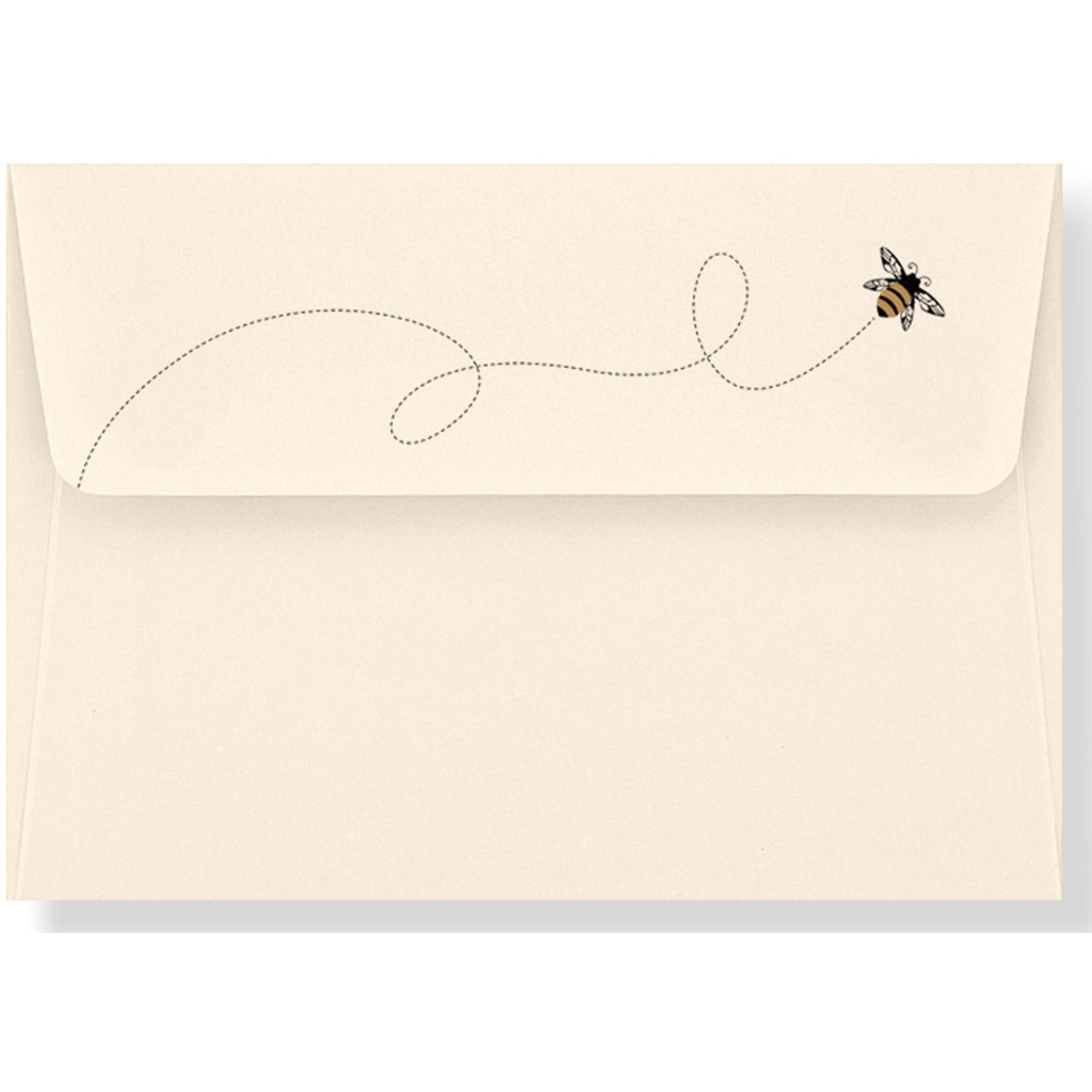 Envelope of Bumble Bee Boxed Thank You Cards.