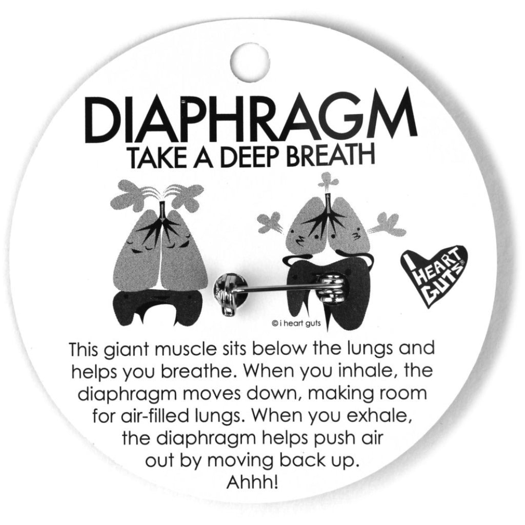 Diaphragm Lapel Pin decription