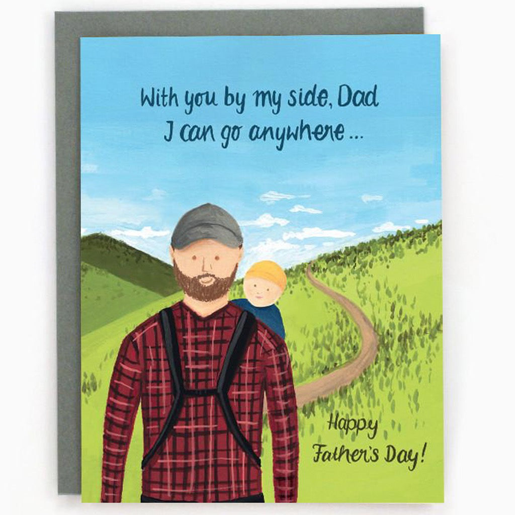 Hiking Dad Father's Day Card