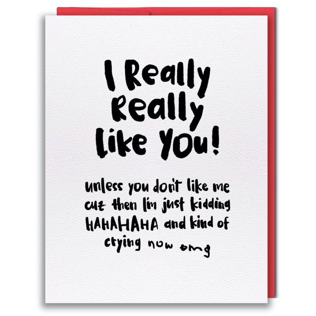 I Really Like You Card by Studio Vcky – Outer Layer