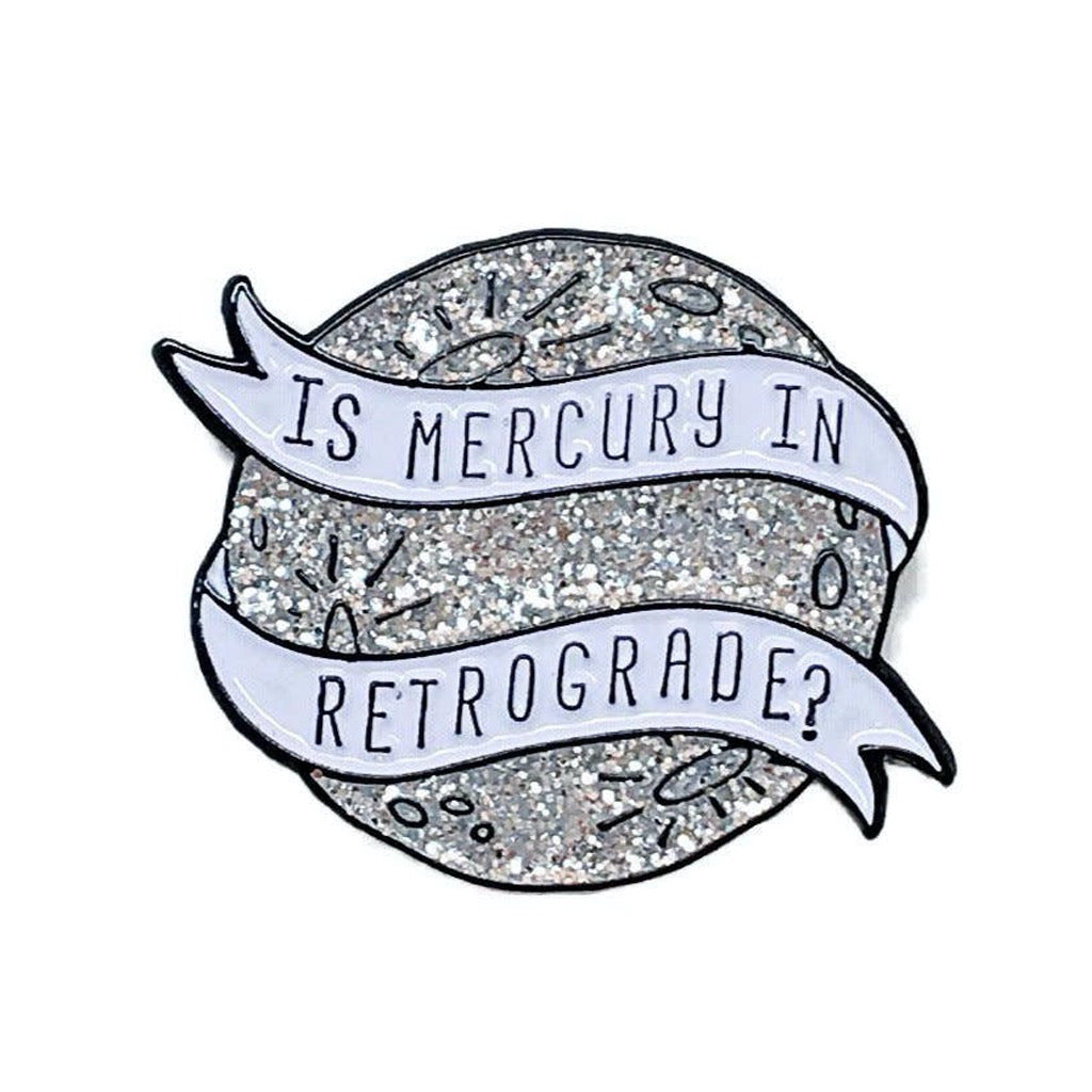 Mercury Retrograde Enamel Pin