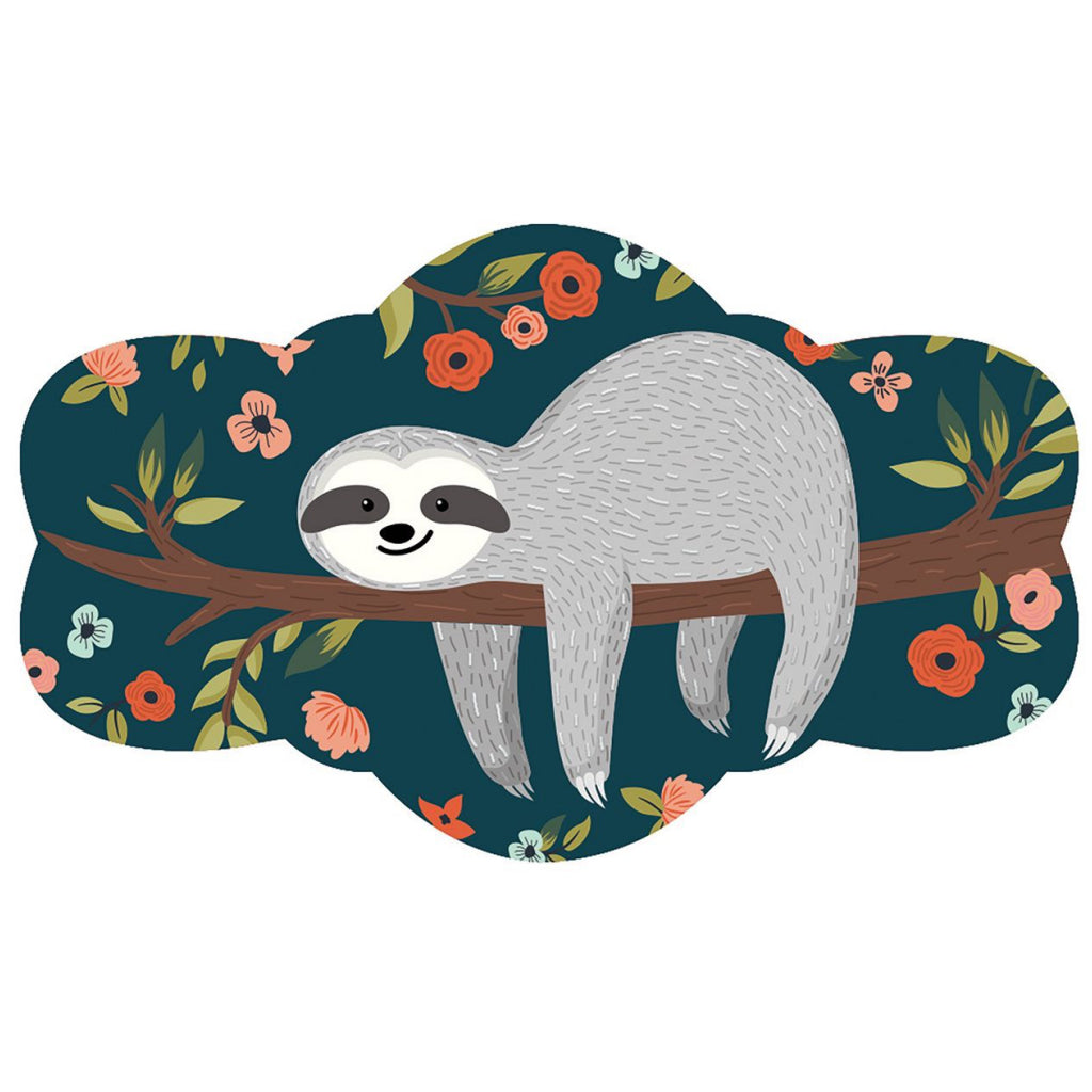 Sloth Birthday Card Seal