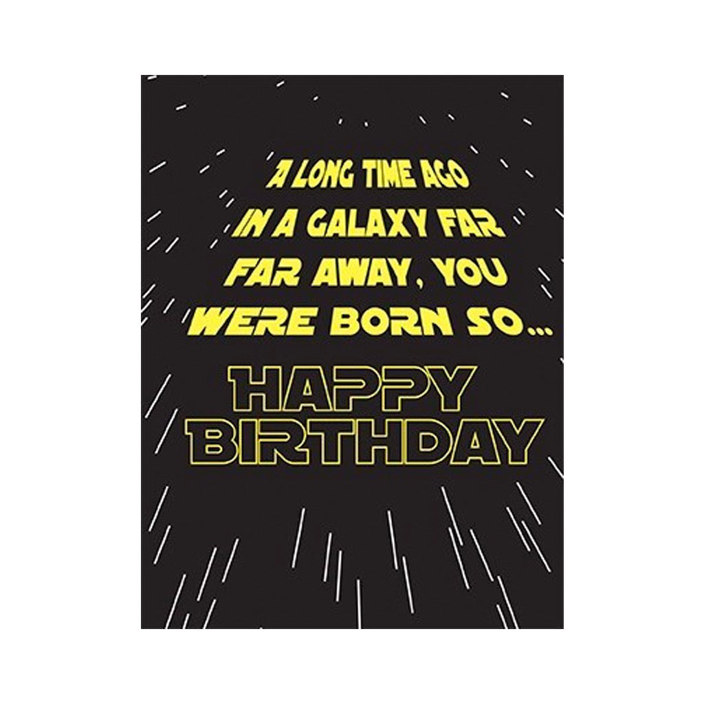 Star Wars Birthday Card by Halfpenny Postage Outer Layer