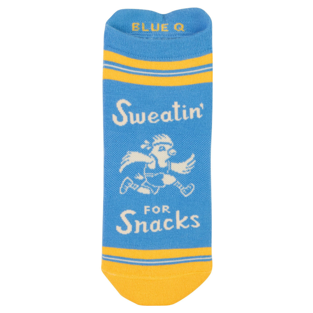 Sweatin' For Snacks Sneaker Socks Flat