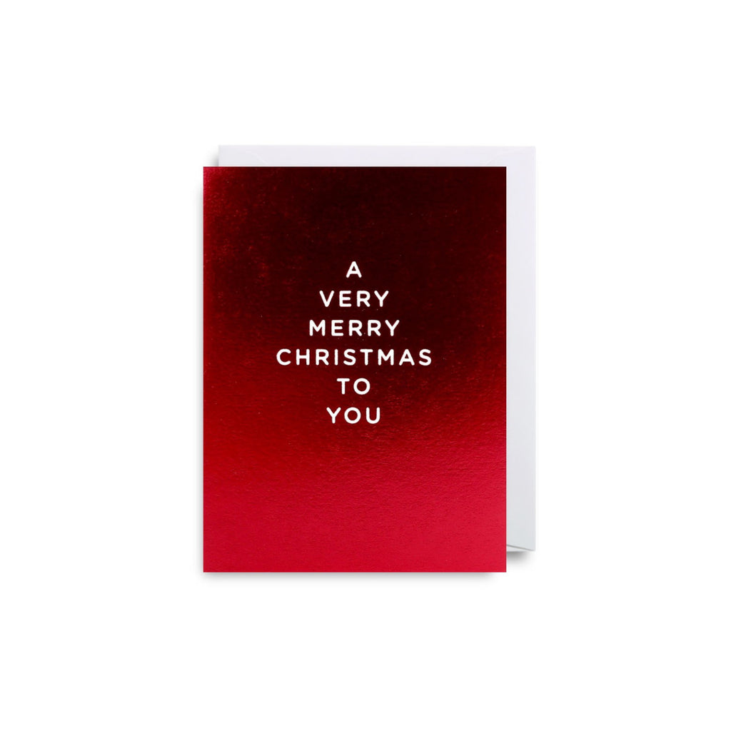 A Very Merry Christmas Mini Card