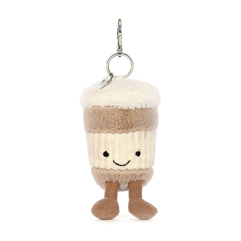Amuseable Coffee-To-Go Bag Charm front view.