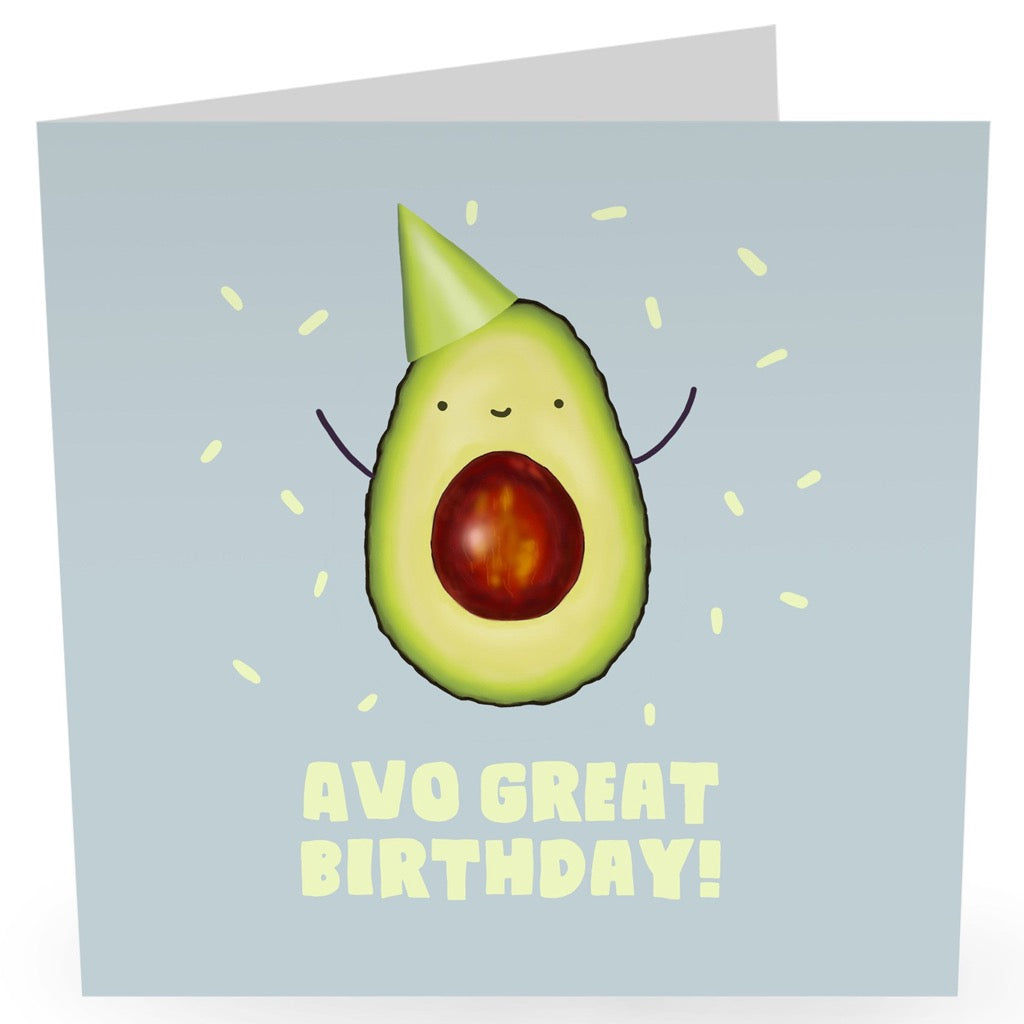 Avo Great Birthday Card by Central23 – Outer Layer