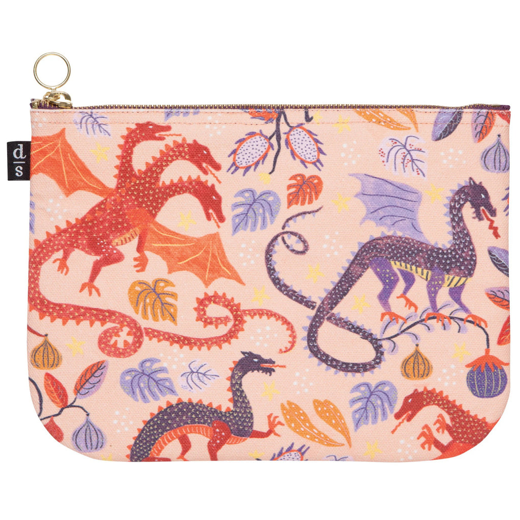 Back of Ember Large Zipper Pouch.