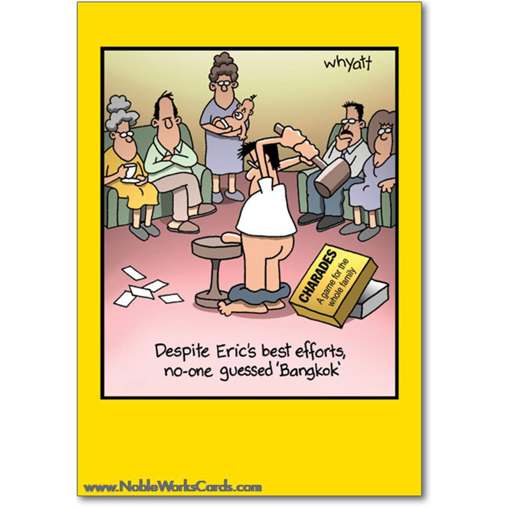 Bangkok Charades Card by Nobleworks Outer Layer