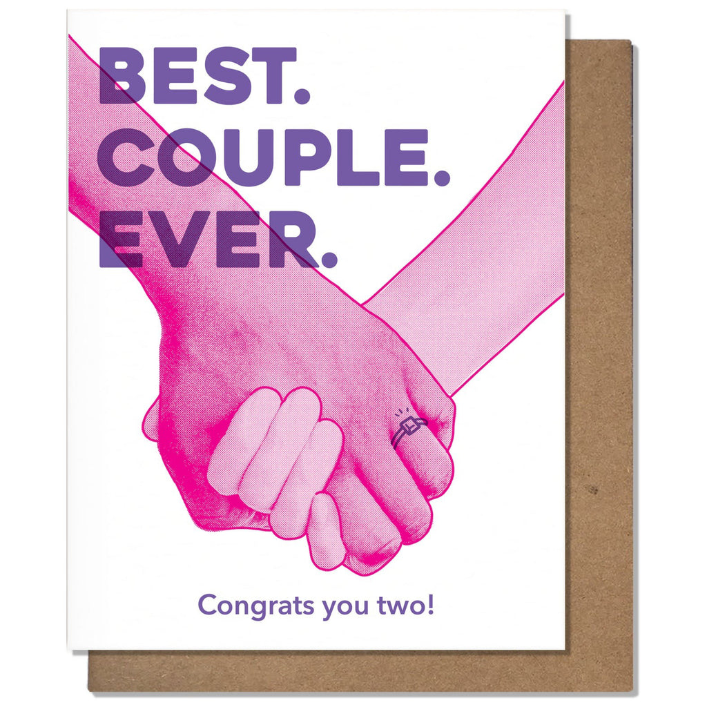 Best. Couple. Ever. Wedding Card.