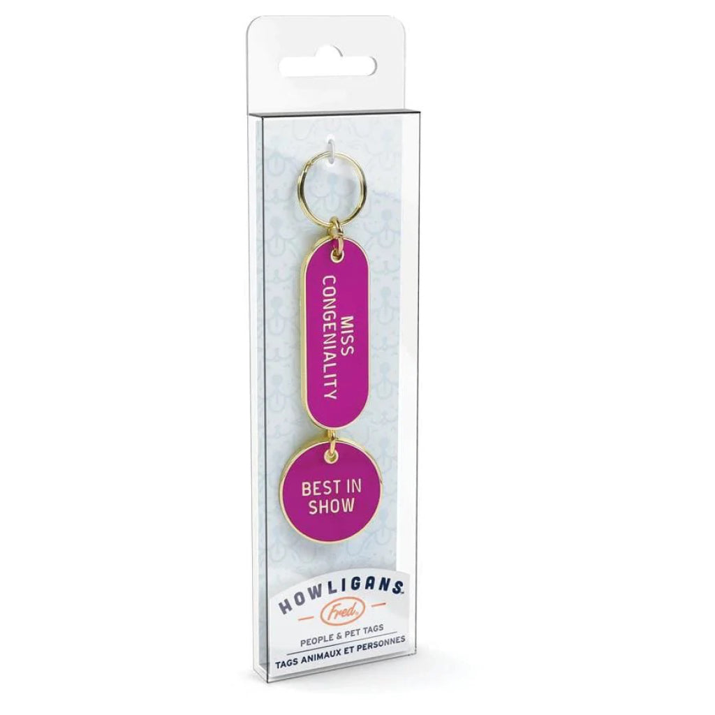 Best In Show Key Chain  Dog Tag Set Packaging