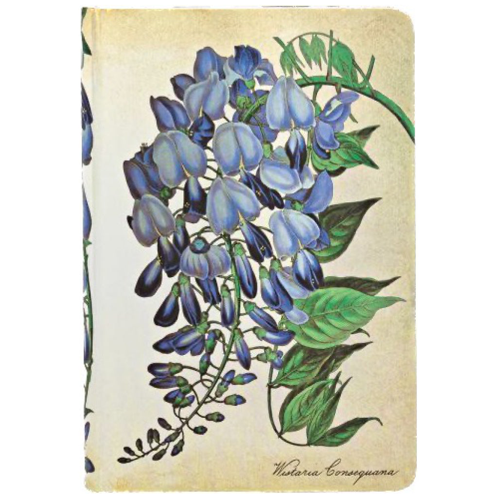 Blooming Wisteria Hardcover Mini Lined Journal.