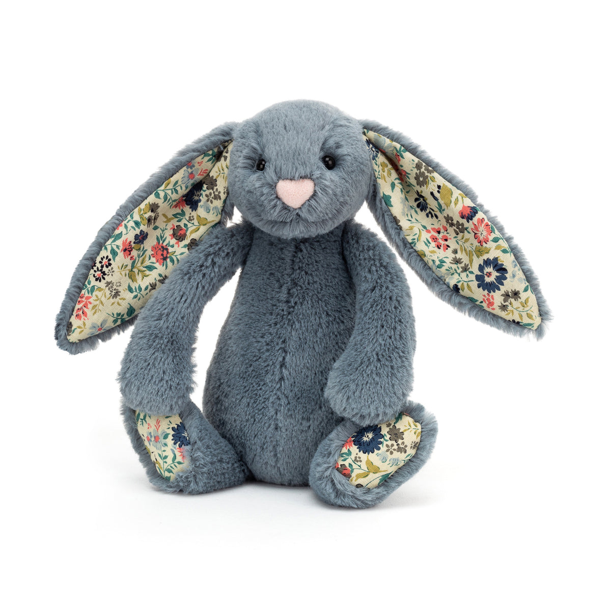 ぬいぐるみ  Small Blossom Dusky Blue Bunny Blossom Dusky Blue Bunny Small | Jellycat – Outer Layer