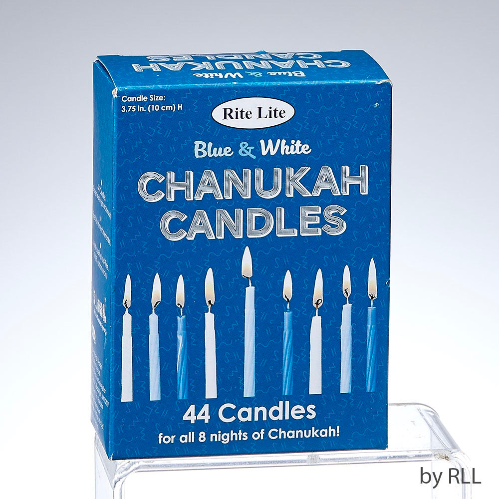 Chanukah Candles Blue & White Rite Lite Outer Layer