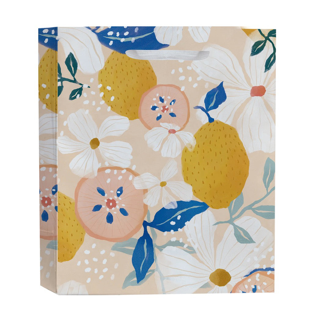 Citrus Floral Small Gift Bag.