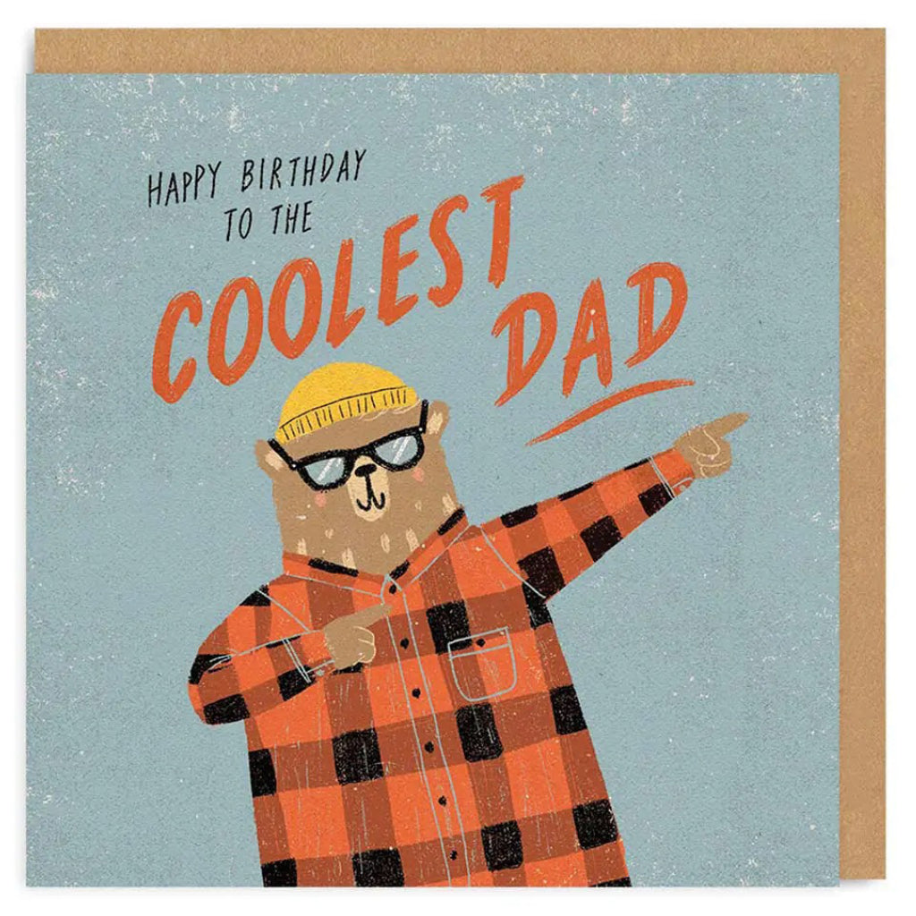 Coolest Dad Birthday Card.