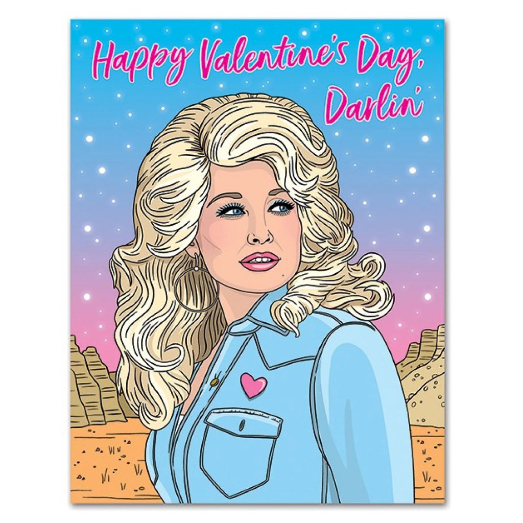 Dolly Parton Valentine Darlin Card