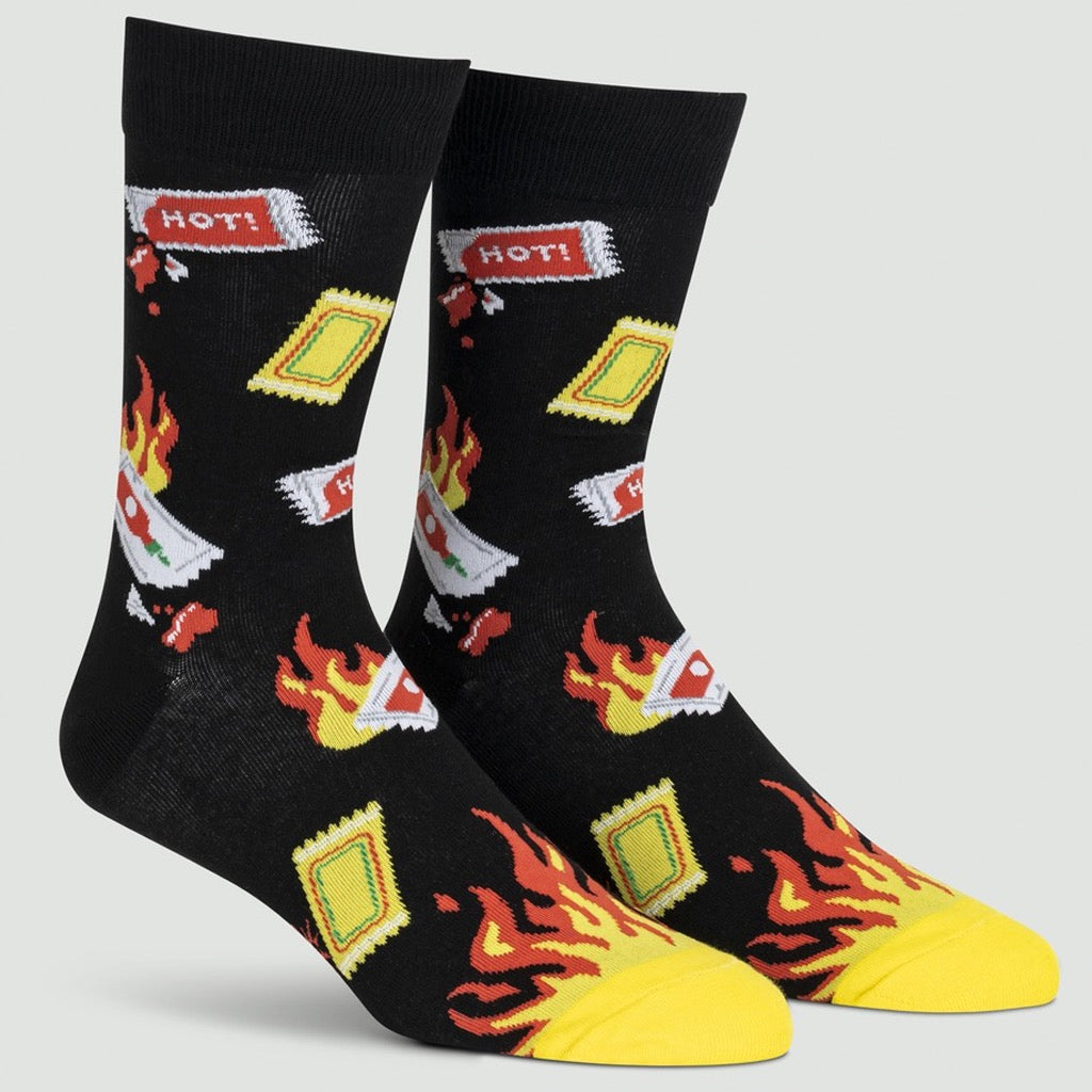 Extra Hot Men's Crew Socks.