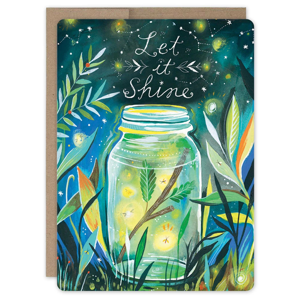 Firefly Jar Birthday Card.