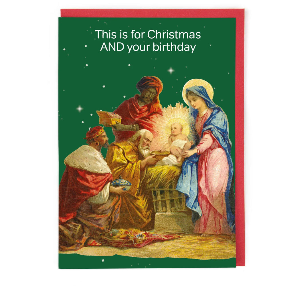 For Christmas And Your Birthday Card.