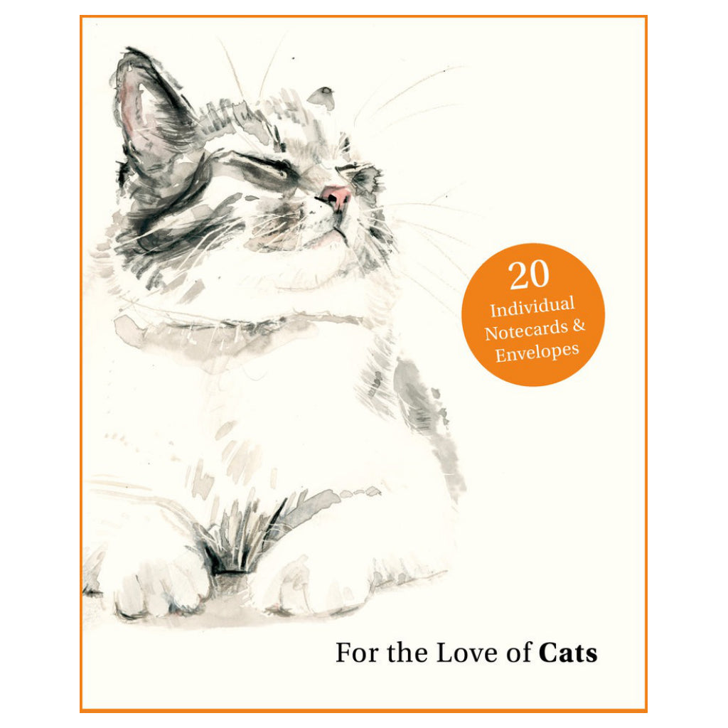 For the Love of Cats Notecards