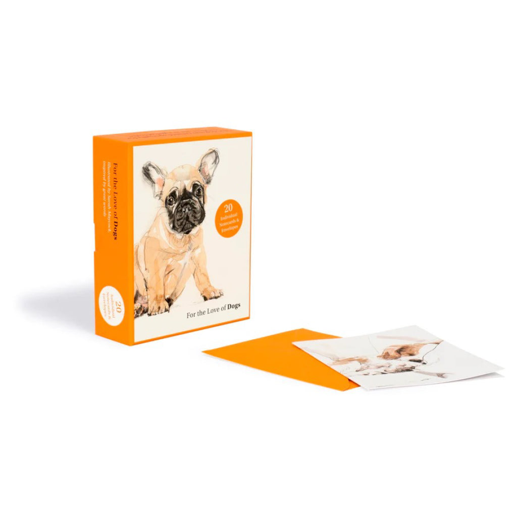 For the Love of Dogs Notecards Sample