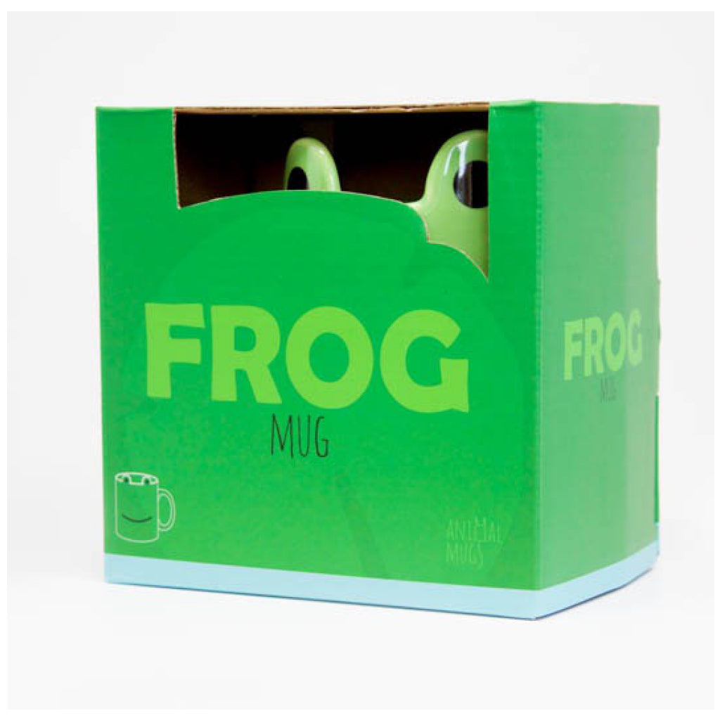 Frog Mug packaging.