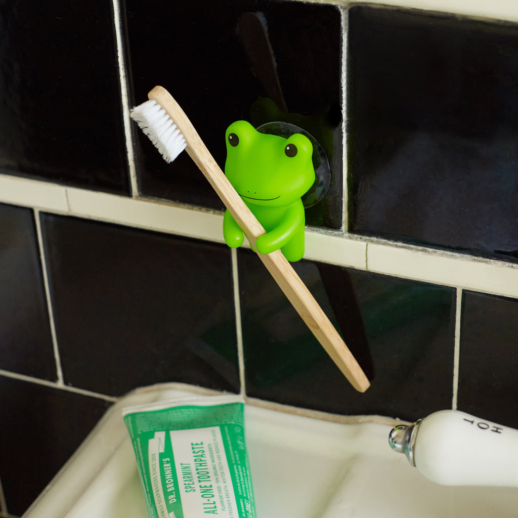 Frog Toothbrush Holder Lifestyle