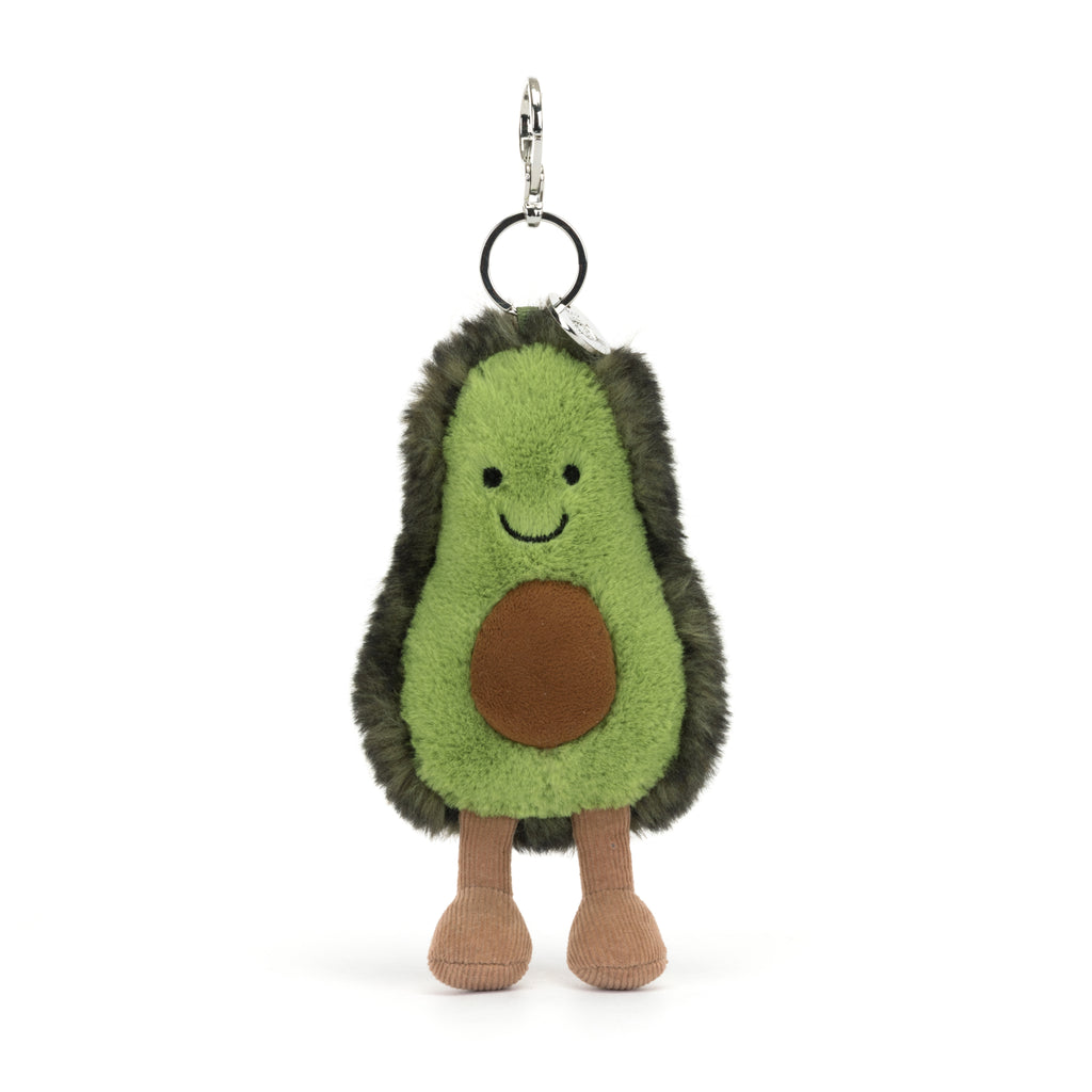 Front of Amuseable Avocado Bag Charm.