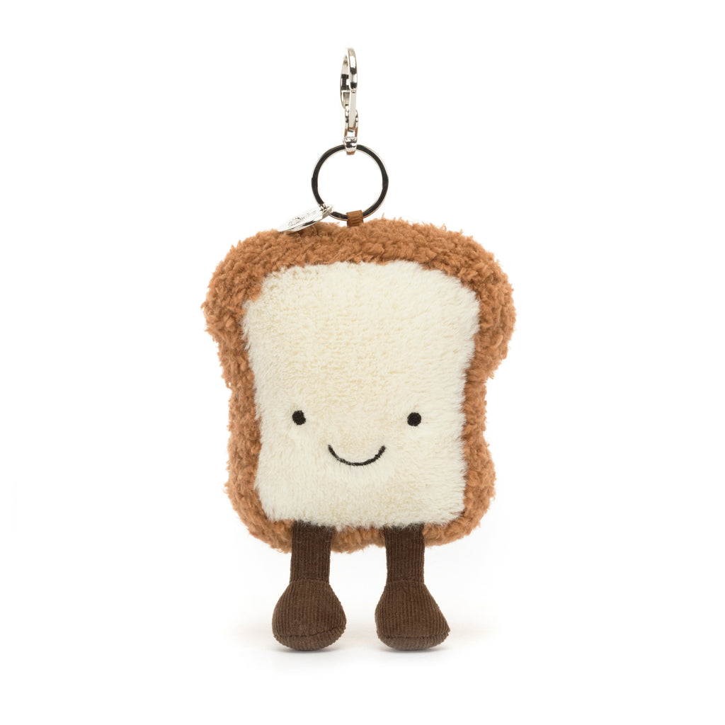 Front of Amuseable Toast Bag Charm.
