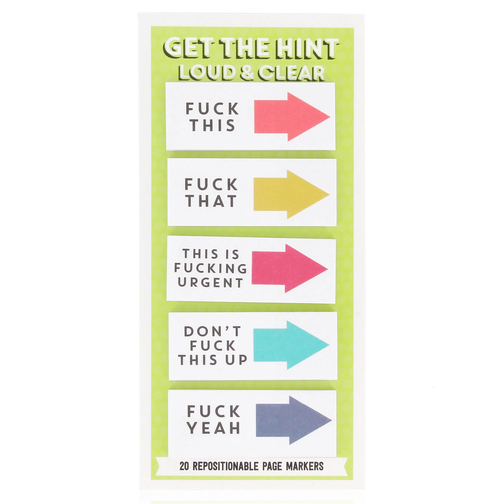 Get the Hint Loud  Clear Stickies