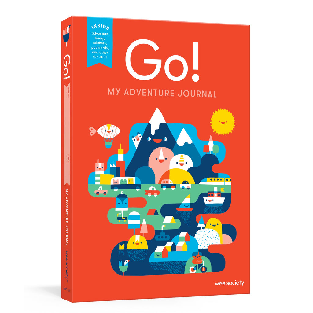 Go! (Red) A Kids' Interactive Travel Diary and Journal.