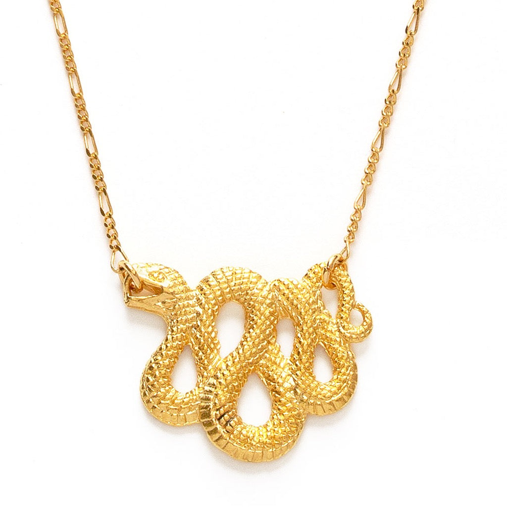 Golden Serpent Necklace.