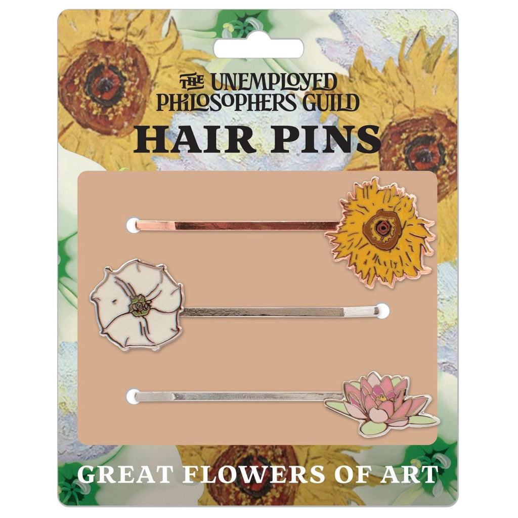 Great Flowers of Art Hair Pins.