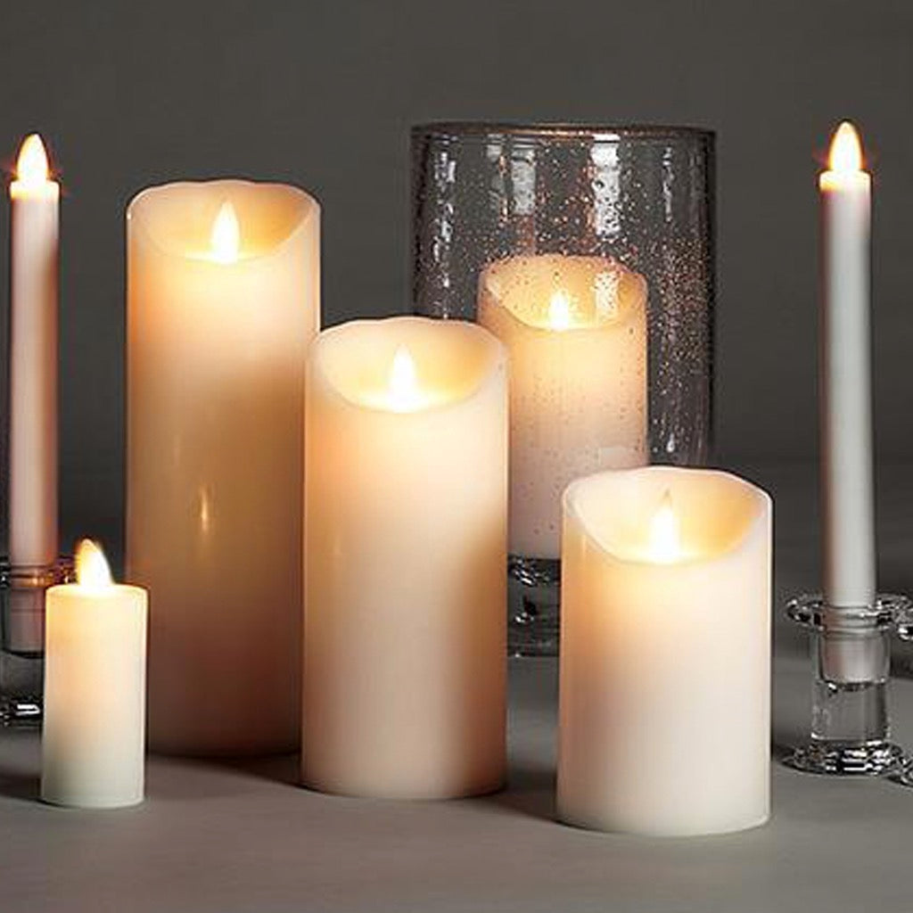 Group of Ivory Reallite Candles.