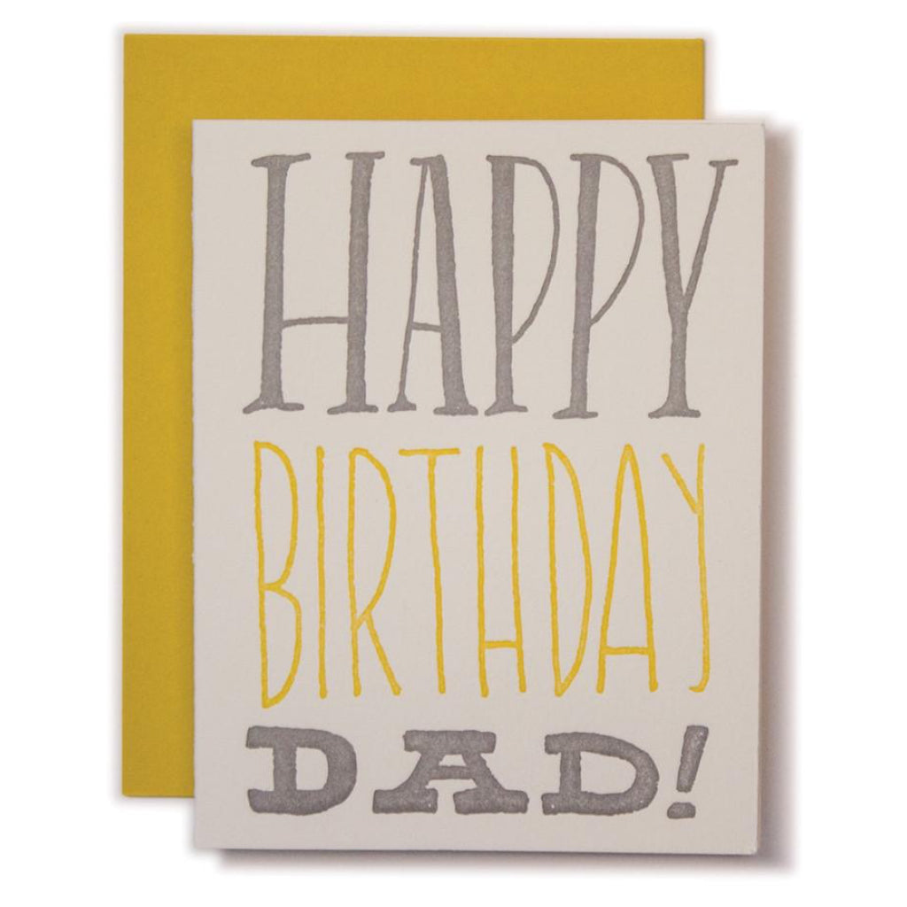 Happy Birthday Dad Card.