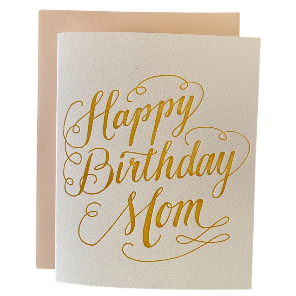 Happy Birthday Mom Card.