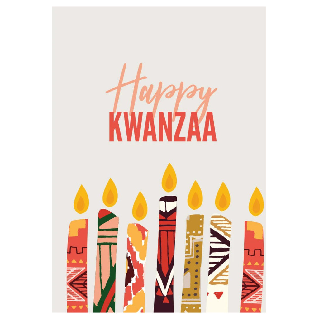 Happy Kwanzaa Candles Card