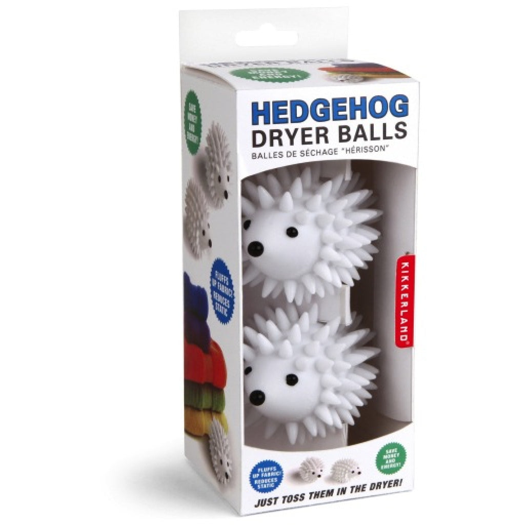 Hedgehog Dryer Balls Set of 2 package