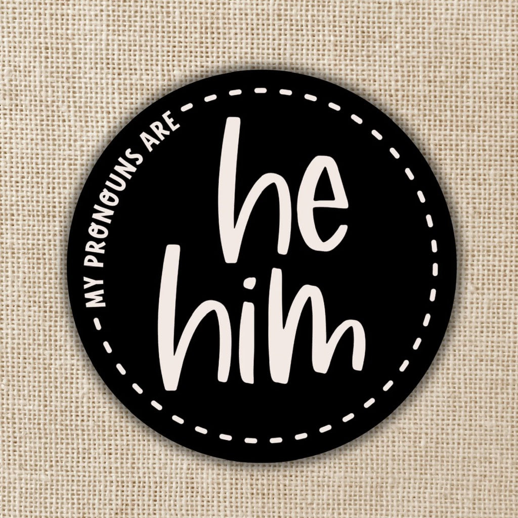 Hehim Pronoun Sticker Wildly Enough Outer Layer 4903